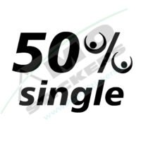 Sticker Auto 50% Single