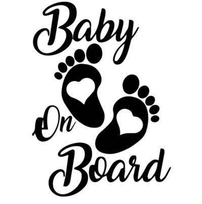 Sticker Auto BABY On Board 2