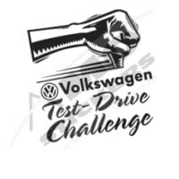 Sticker Auto Volkswagen Test Drive