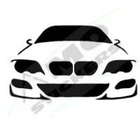 Sticker Auto Front BMW
