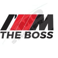Sticker Auto the Boss BMW