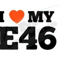 Sticker Auto I Love My E46