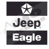 Sticker Auto Eagle Jeep
