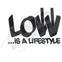 Sticker Auto LOW is Life Style