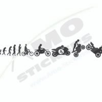 Sticker Auto Moto Evolution