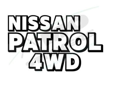 Sticker Auto NISSAN Patrol 4wd