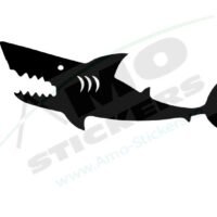Sticker Auto Rechin (shark)