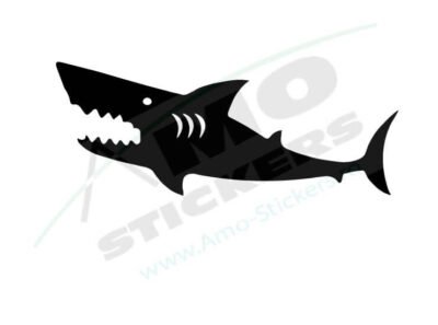 Sticker Auto Rechin (shark)