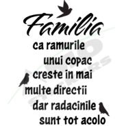 Sticker decorativ Familia