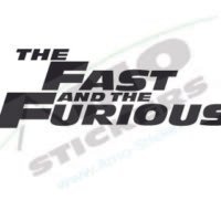 Sticker Auto Fast and Furious