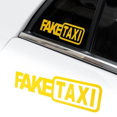 Sticker Auto Fake Taxi