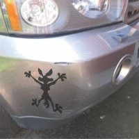 Sticker Auto Izbit de zid