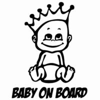 Sticker Auto BABY King On Board