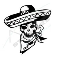Sticker Auto Dead Cowboy