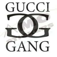 Sticker Auto GUCCI GANG