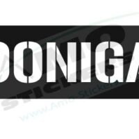 Sticker Auto HOONIGAN
