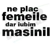 Sticker Auto Ne plac femeile