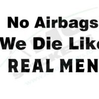Sticker Auto No airbags
