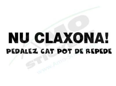 Sticker Auto Nu claxona2