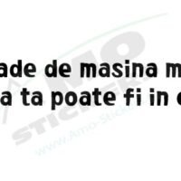 Sticker Auto Nu rade