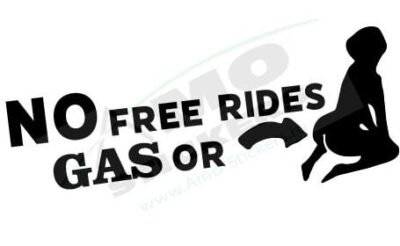 Sticker Auto No free rides