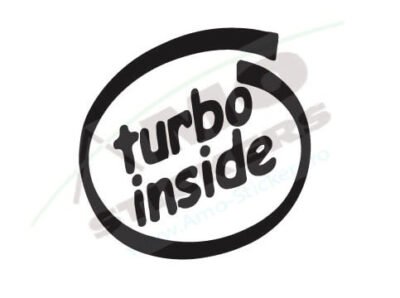 Sticker Auto Turbo Inside