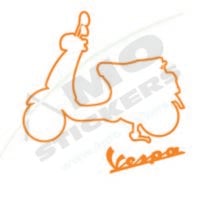 Sticker Auto Vespa