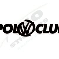 Sticker Auto VW Polo Club