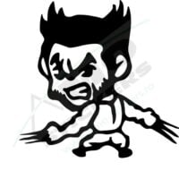 Sticker Auto Wolverine Kid