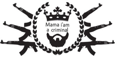 Sticker Auto Mama I'm a criminal