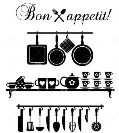 Sticker Decorativ Bon Appetit