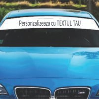 Sticker Auto Parasolar Personalizat