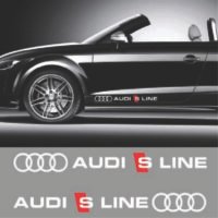 Sticker auto Audi S line 2buc