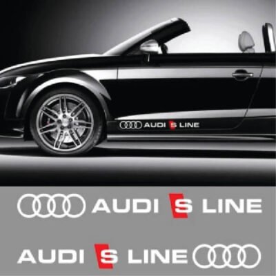 Sticker auto Audi S line 2buc