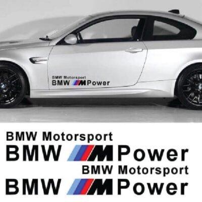 Sticker Auto laterale BMW M POWER