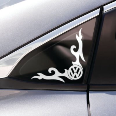 sticker auto Volkswagen laterale geam