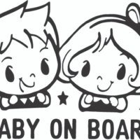 Sticker auto Baby On Board 26