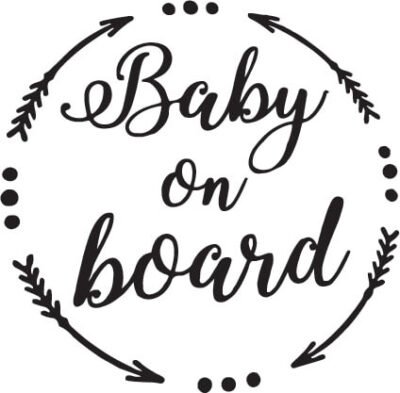Sticker auto Baby On Board 37