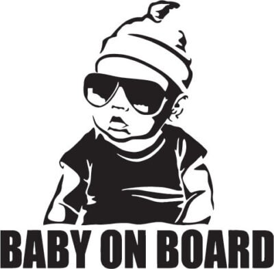 Sticker auto Baby On Board 38