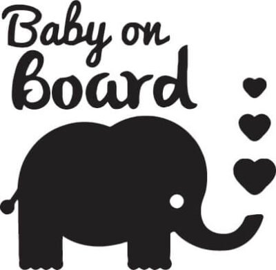 Sticker Auto Baby on Board 43