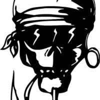 Sticker Auto Skull Chapper
