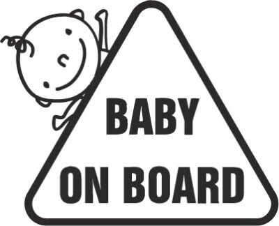 Sticker Auto Baby On Board 17