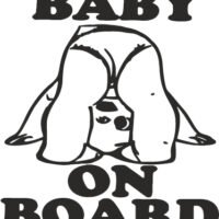 Sticker Auto Baby On Board 23