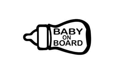 baby on board biberon