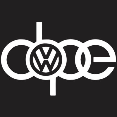 Stickere Auto DOPE Volkswagen