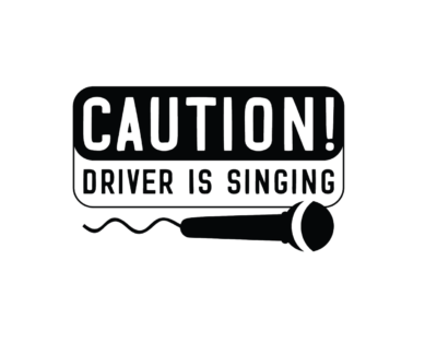 driver is singing