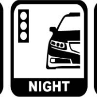 Sticker Auto Morning-Night