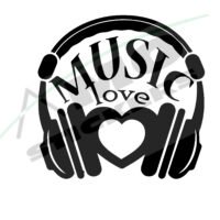 Sticker Auto Music Love
