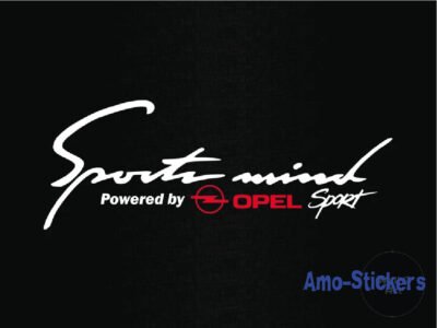 Sticker Auto Opel Sports Mind