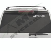 Sticker Auto Semnal Baterie Telefon
